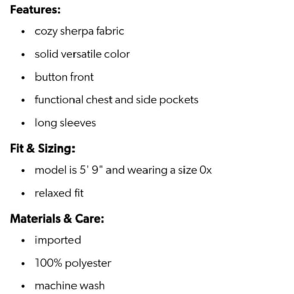 Women's Sherpa Jacket - Picture 8 of 8